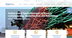 Desktop Screenshot of livebau.eu
